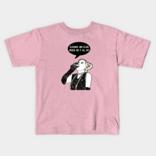 Elegance and Class Kids T-Shirt